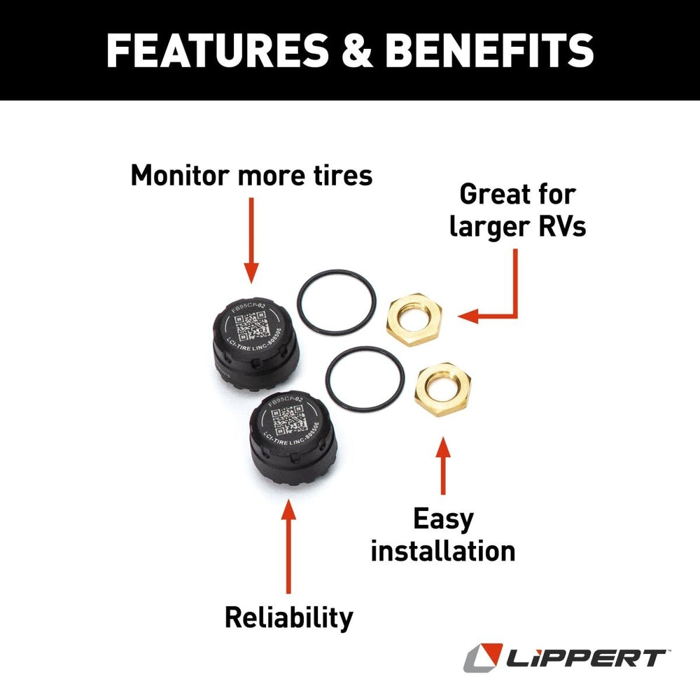 Lippert Tire Linc® Tire Sensors (2-Pack) #2020106299