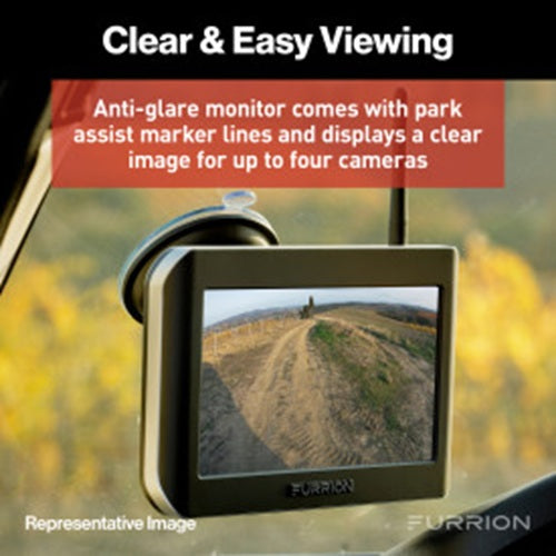 Furrion Vision S® RV Backup Camera System with 5" Monitor - Rear Sharkfin Camera #FOS05TASF