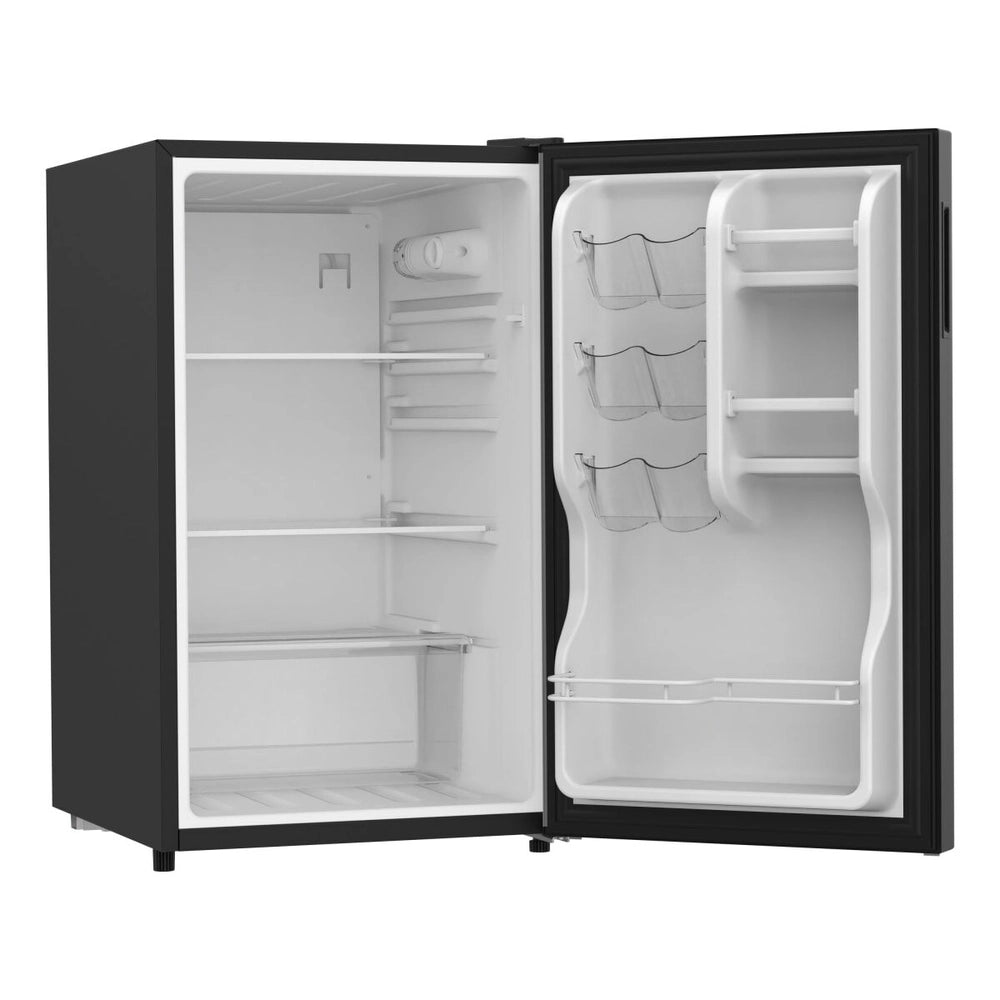 Furrion Single-Door RV Refrigerator with Freezer Black Glass Finish, Right Hinge #FCR43ACA-BG-RHH