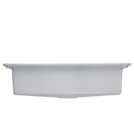 Lippert 809032 Single Kitchen Galley Sink - 25" x 17" x 6.6" White ABS Plastic