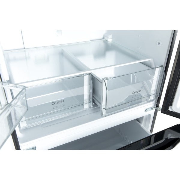 Everchill® by Furrion RV Refrigerator - 110V, 16.2 cu. ft., 4 French Doors, Darker Stainless Steel #SRM-418CB-C