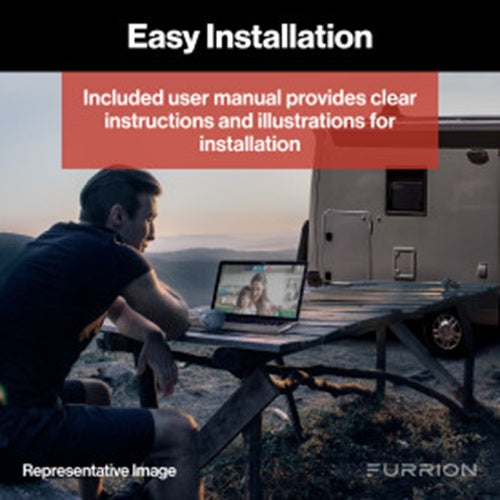 FURRION 2021123609 Furrion 10A RV Solar Port Inlet - Black #FSPINS-BS-OEM