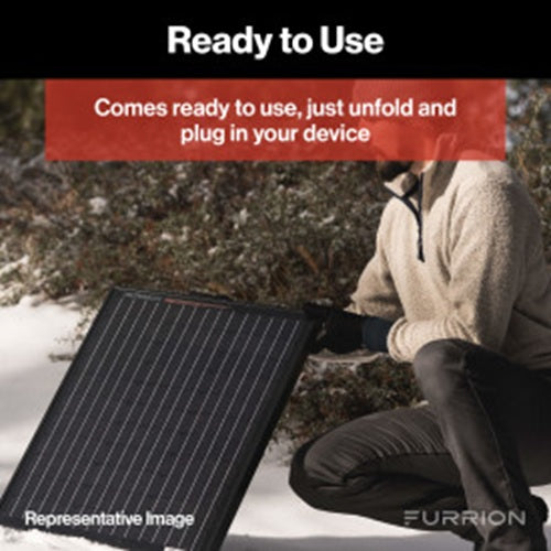Furrion 100W Portable Kickstand Solar Panel - PWM Bundle Kit #FSPK10MWT-BL