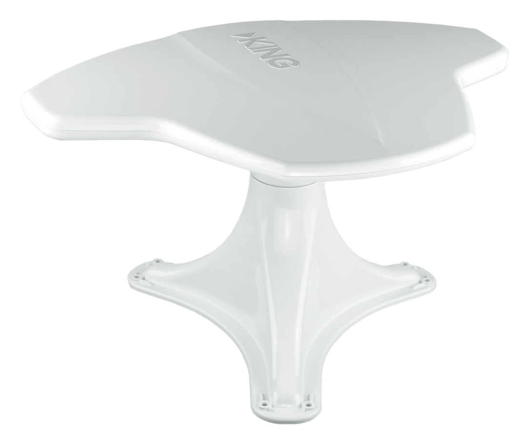 King OA8500 Broadcast TV Antenna; King Jack ™; White; With Aerial Mount/ Signal Finder