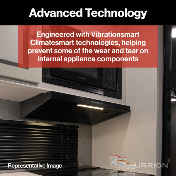 Furrion 12V Ducted RV Range Hood with Charcoal Filter - 24" - #FHO23SACR-BL