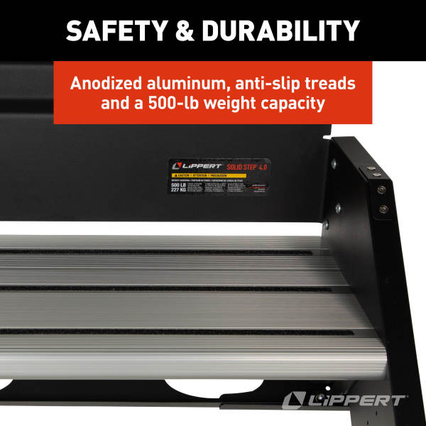 Lippert Solid Step® 4.0 Premium RV Steps - Double, 26" ***Free Shipping