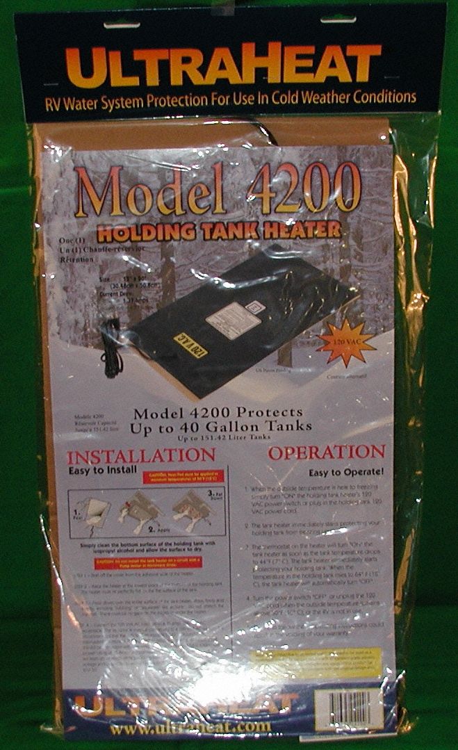Ultra Heat AMM4200 55 Gallon, 120 VAC, RV Holding Tank Heater