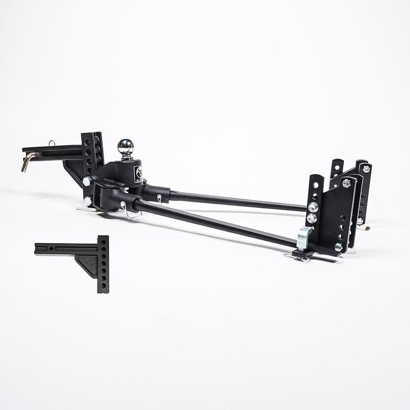 Blue Ox BXW0850 Weight Distribution Hitch; TrackPro 800 Pound Tongue Weight; 8000 Pound Gross Trailer