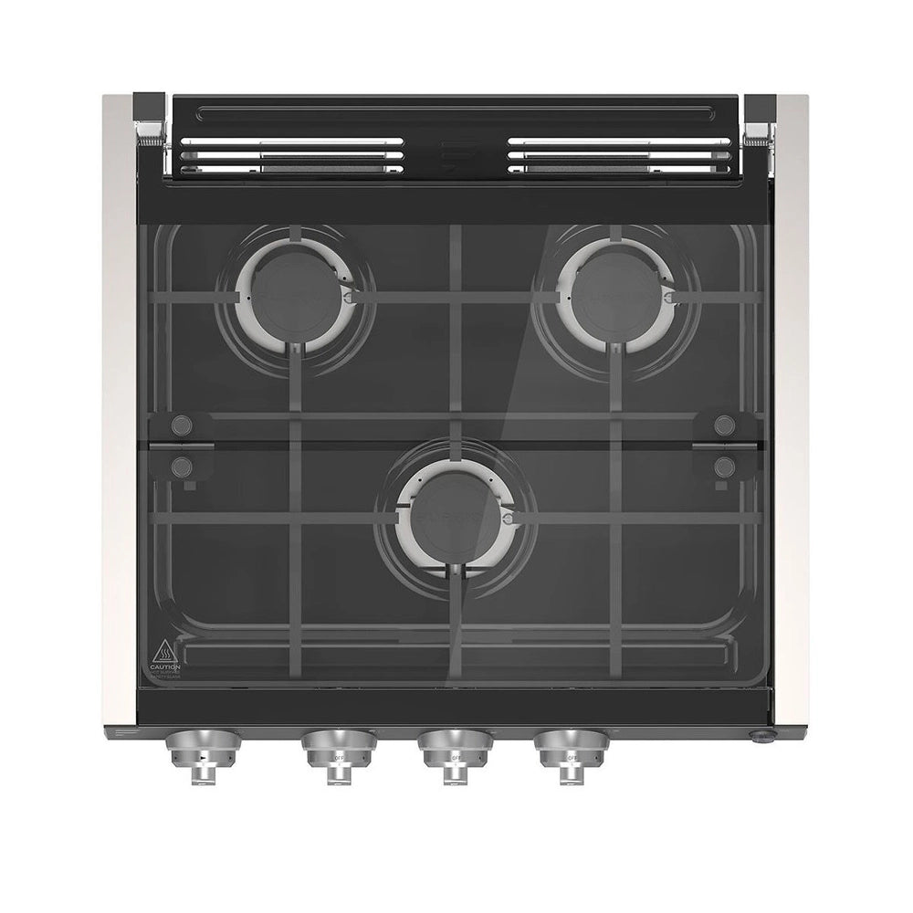 Furrion 3-Burner Gas RV Cooktop with Glass Cover - 20" Stainless Steel #FGHWCLDA-SS