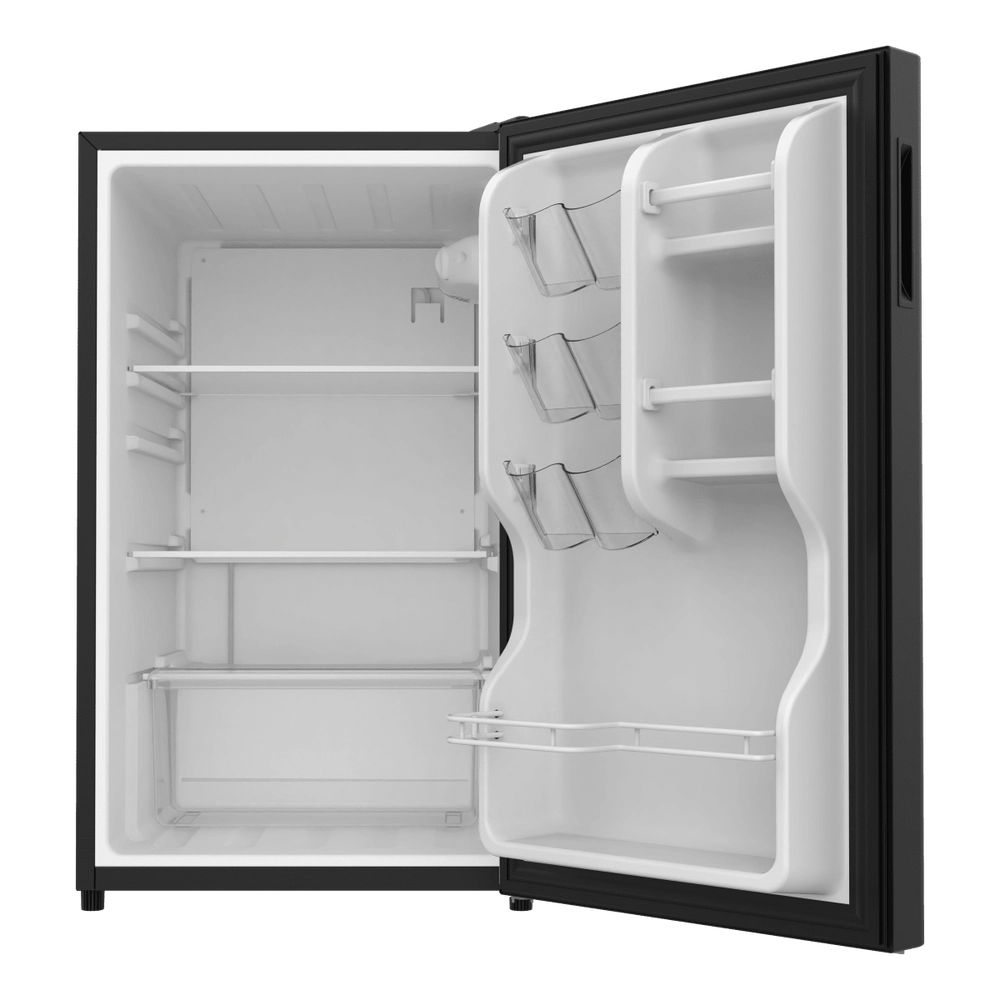 Furrion Single-Door RV Refrigerator with Freezer Black Glass Finish, Right Hinge #FCR43ACA-BG-RHH
