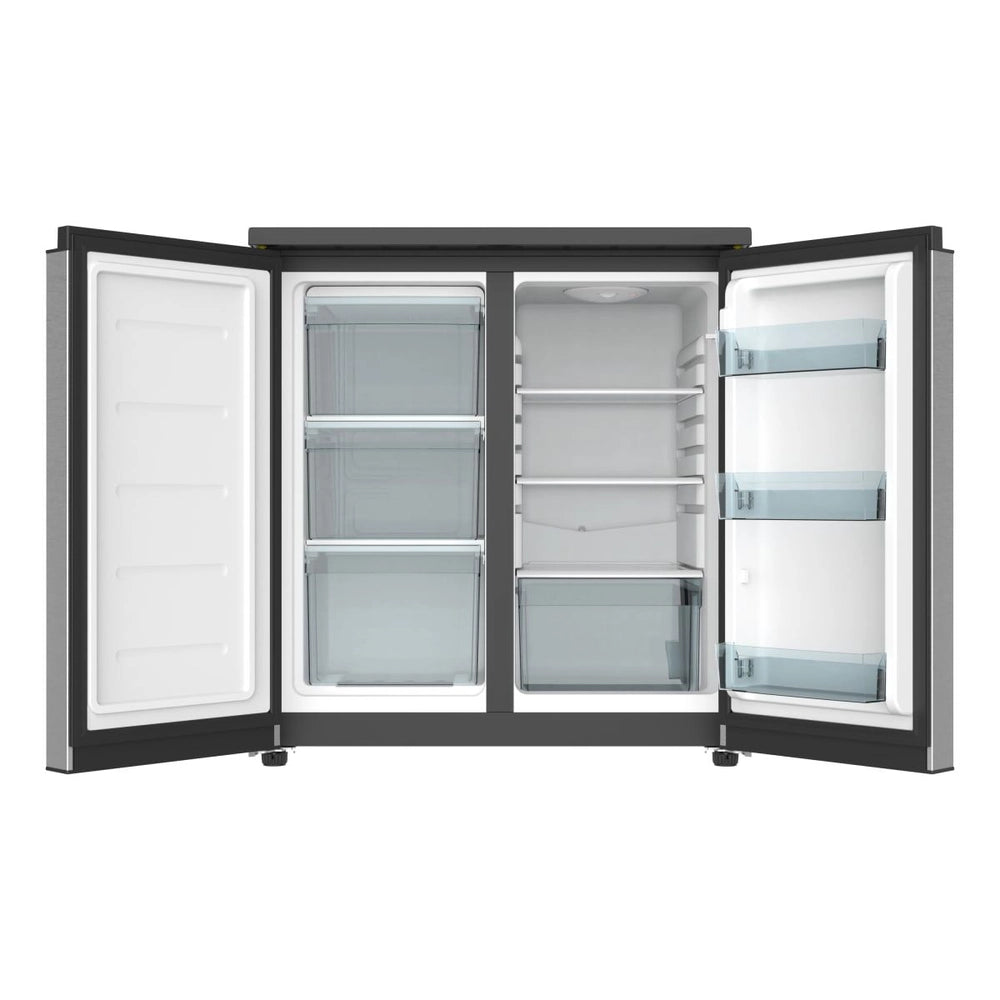 Furrion Side-by-Side RV Refrigerator with Freezer - 110V, 5.6 cu. ft. #FCR06ACGSA-SS