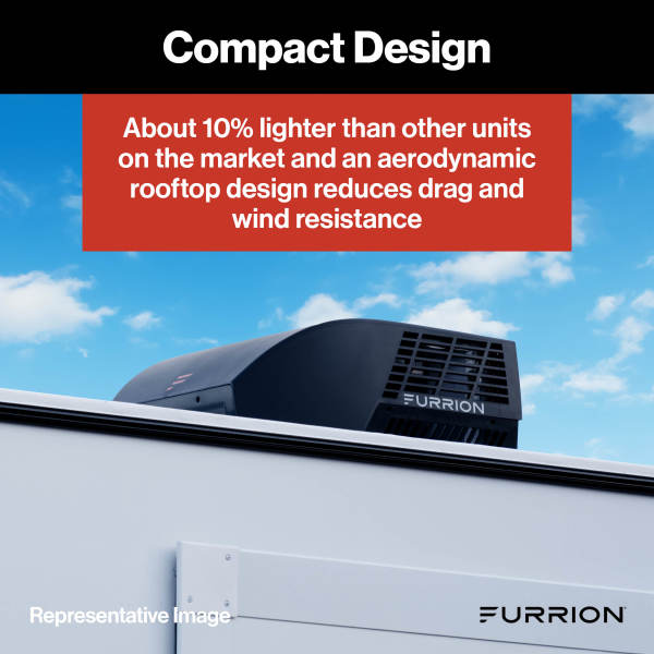 Furrion Chill® Cube Variable Speed RV Rooftop Air Conditioner (R32) - 18K BTU, Black, Ducted #FACR18VSSA-BL-AM