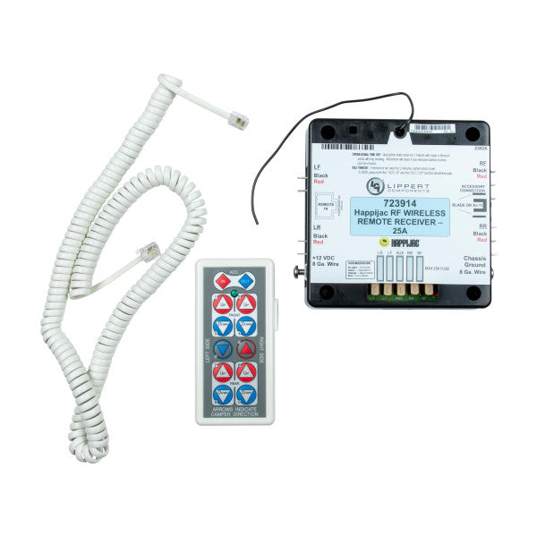 Happijac 723918 Electric Camper Jack Remote Control - 25 AMP