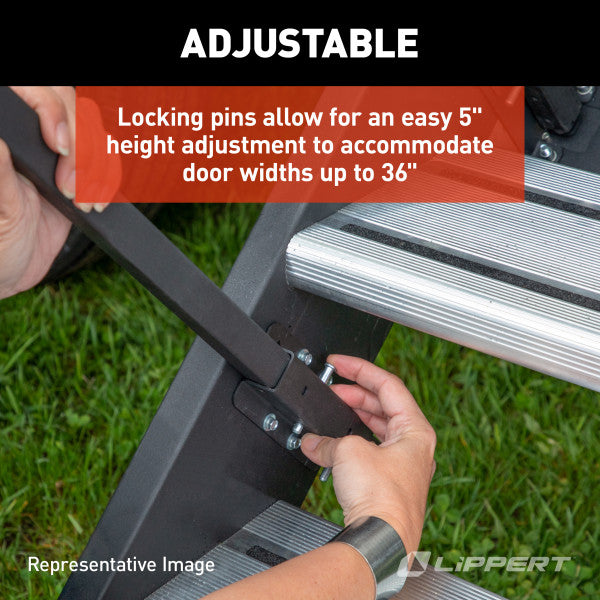 Lippert Solid Step Entry Assist Handrail for RV Steps #799640