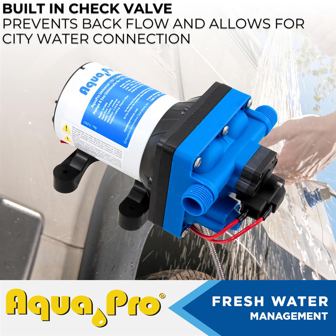 Aqua Pro 21847 Fresh 12V 3.0 GPM Water Pump