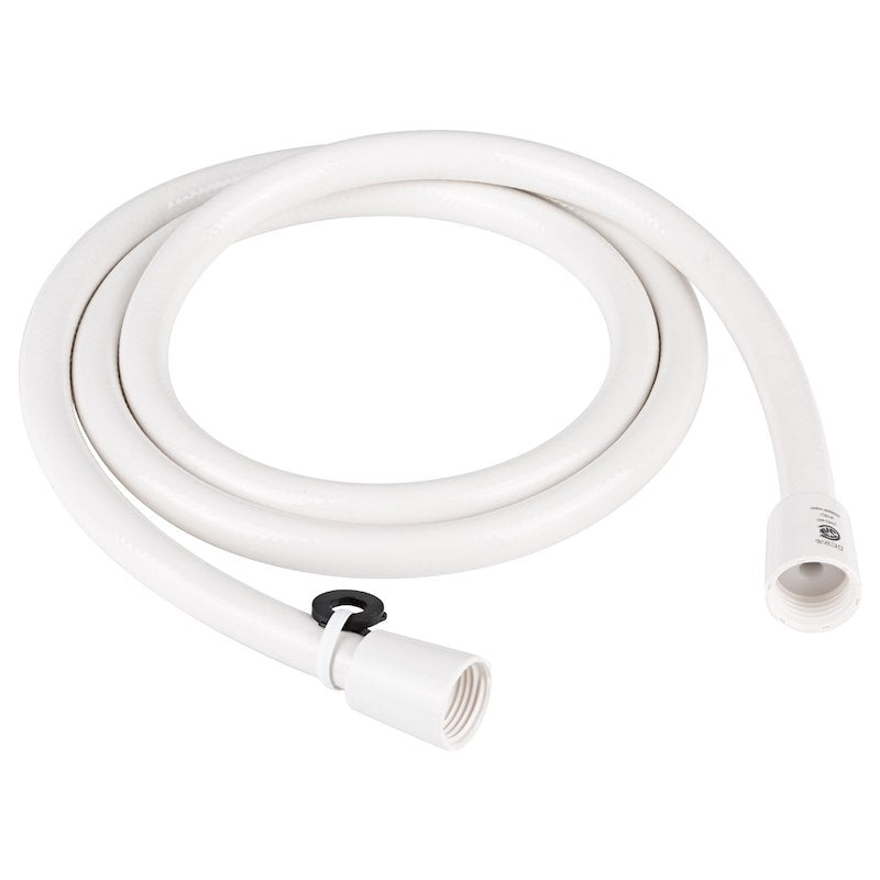 DURA FAUCET DFSA230WT -Shower Head Hose Fits All Standard Handheld; 60inch White