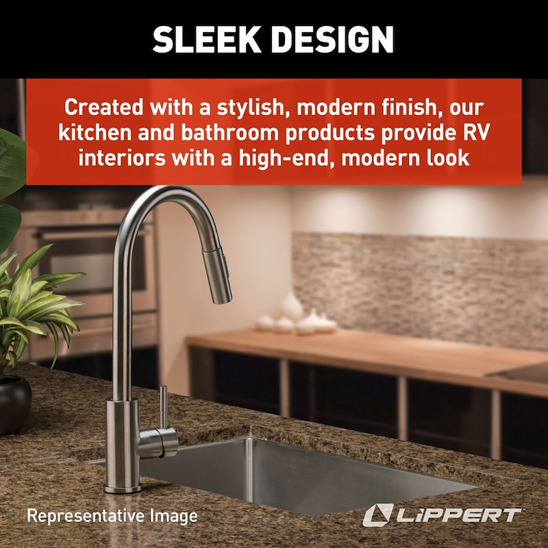 Lippert Flow Max  Bullet Pull-Down Kitchen Faucet Part # 719333***Free Shipping***