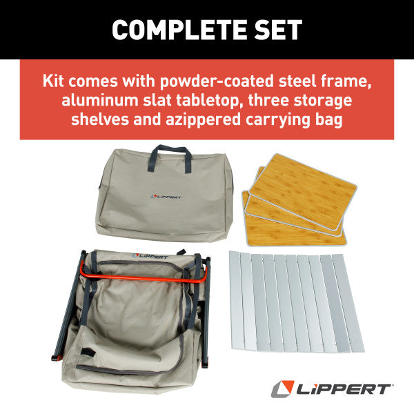 Lippert Camping Pantry - Sand #2023053723