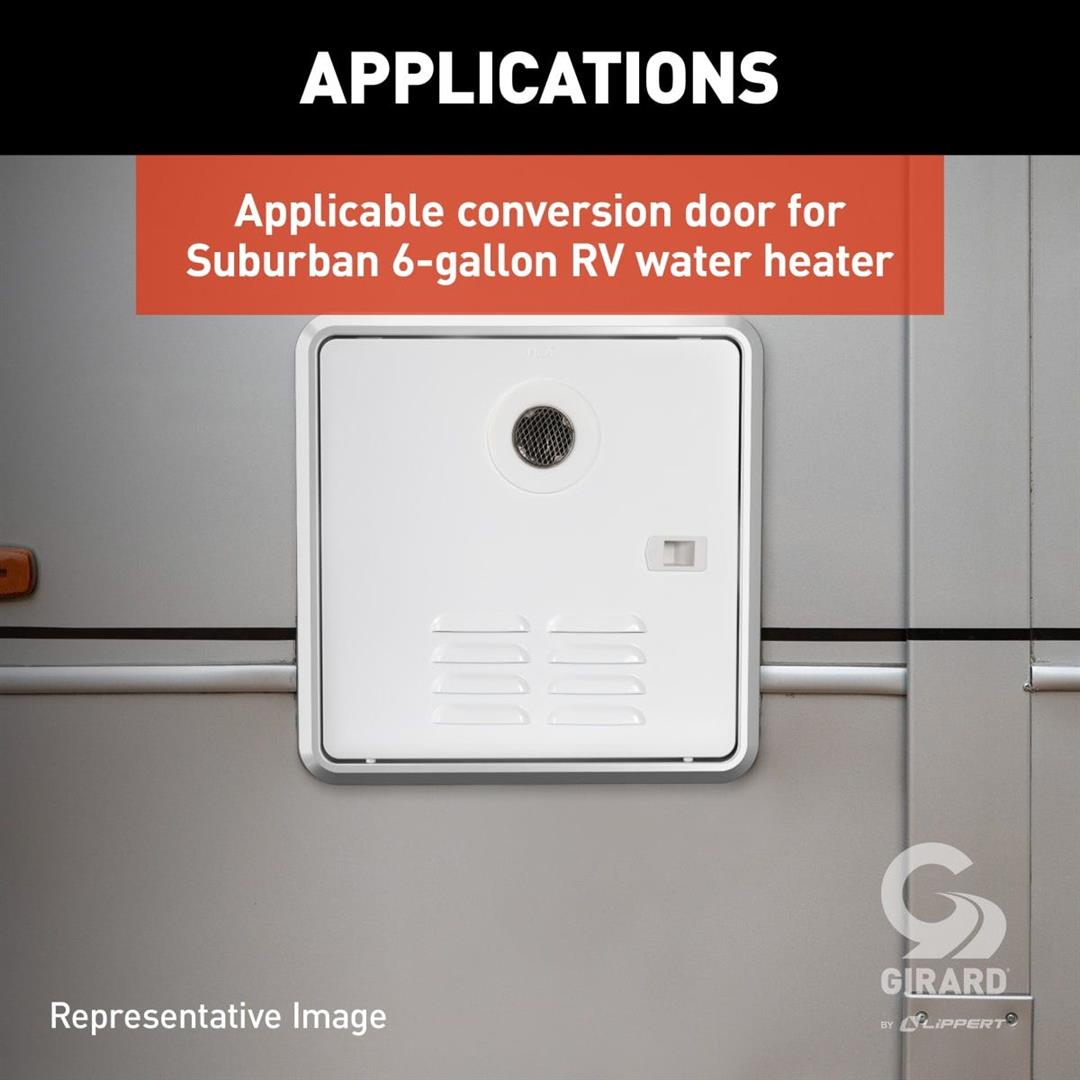 Water Heater Access Door Girard Products/Lippert Components 2022107535