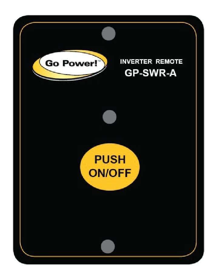 Go Power 66886 GP-SWR-A: Pure Sine Inverter Remote