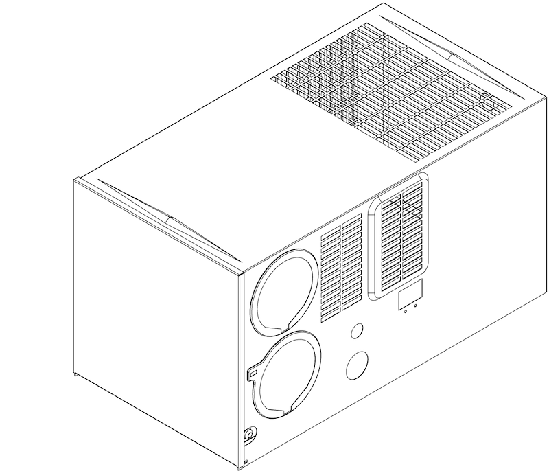 SUBURBAN MFG 2456A - Furnace; Model Number P-40; LP Gas