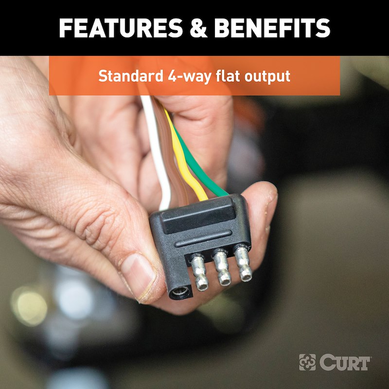 CURT 58030 Trailer Wiring Connector