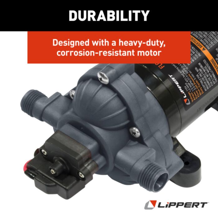 Lippert 689052 Fresh Water Pump; Flow Max; Self Priming