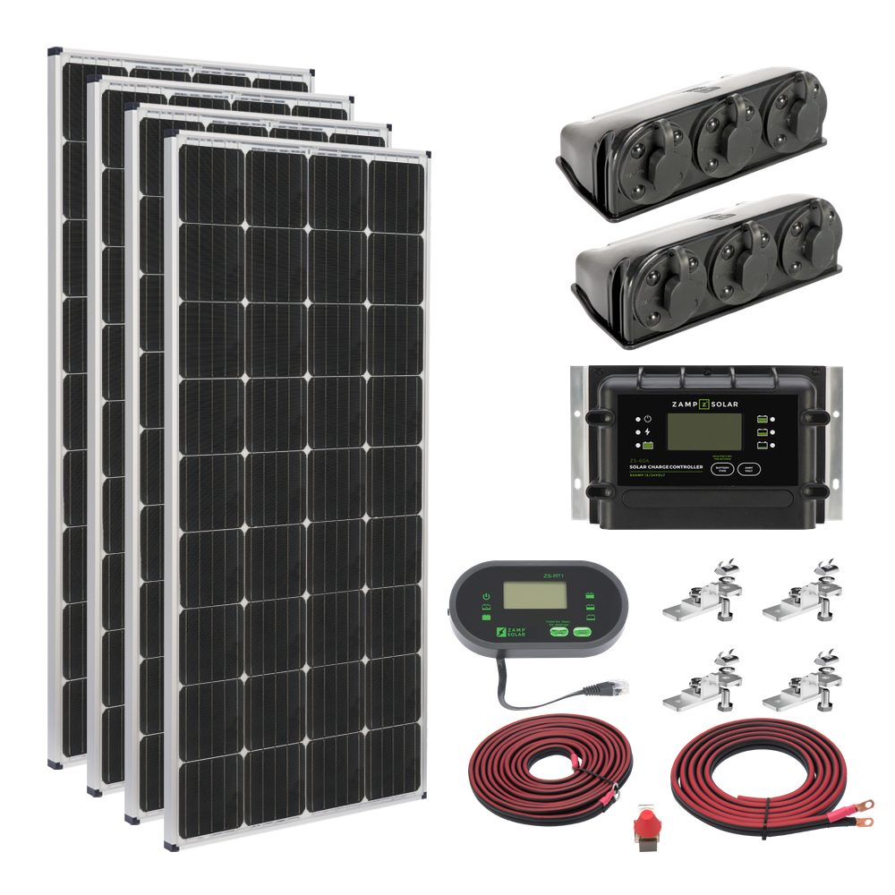 ZAMP SOLAR KIT2014 Hardwired Solar RV Kit; 680 Watt