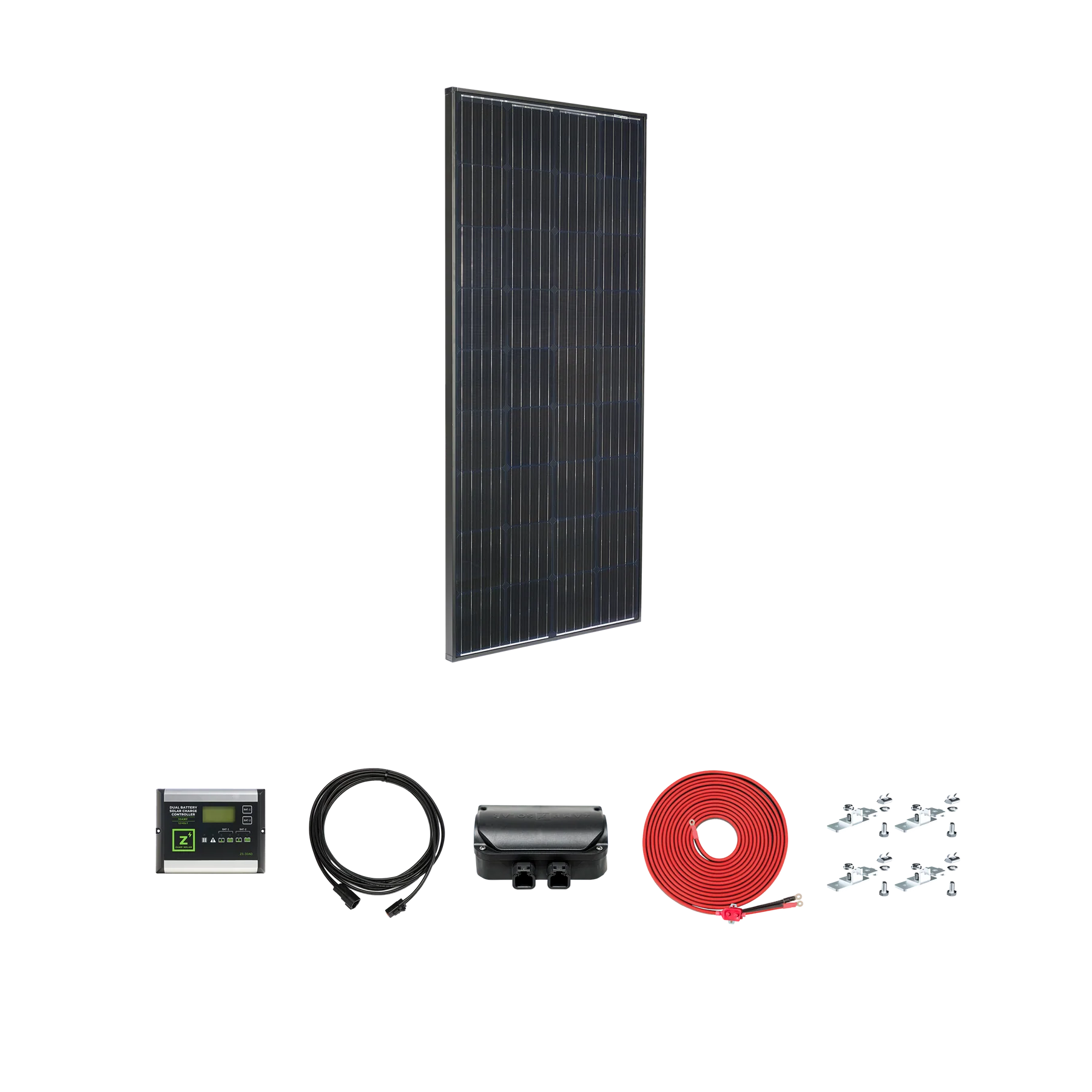 Zamp Solar KIT1023 Legacy Black 190 Watt Deluxe Kit