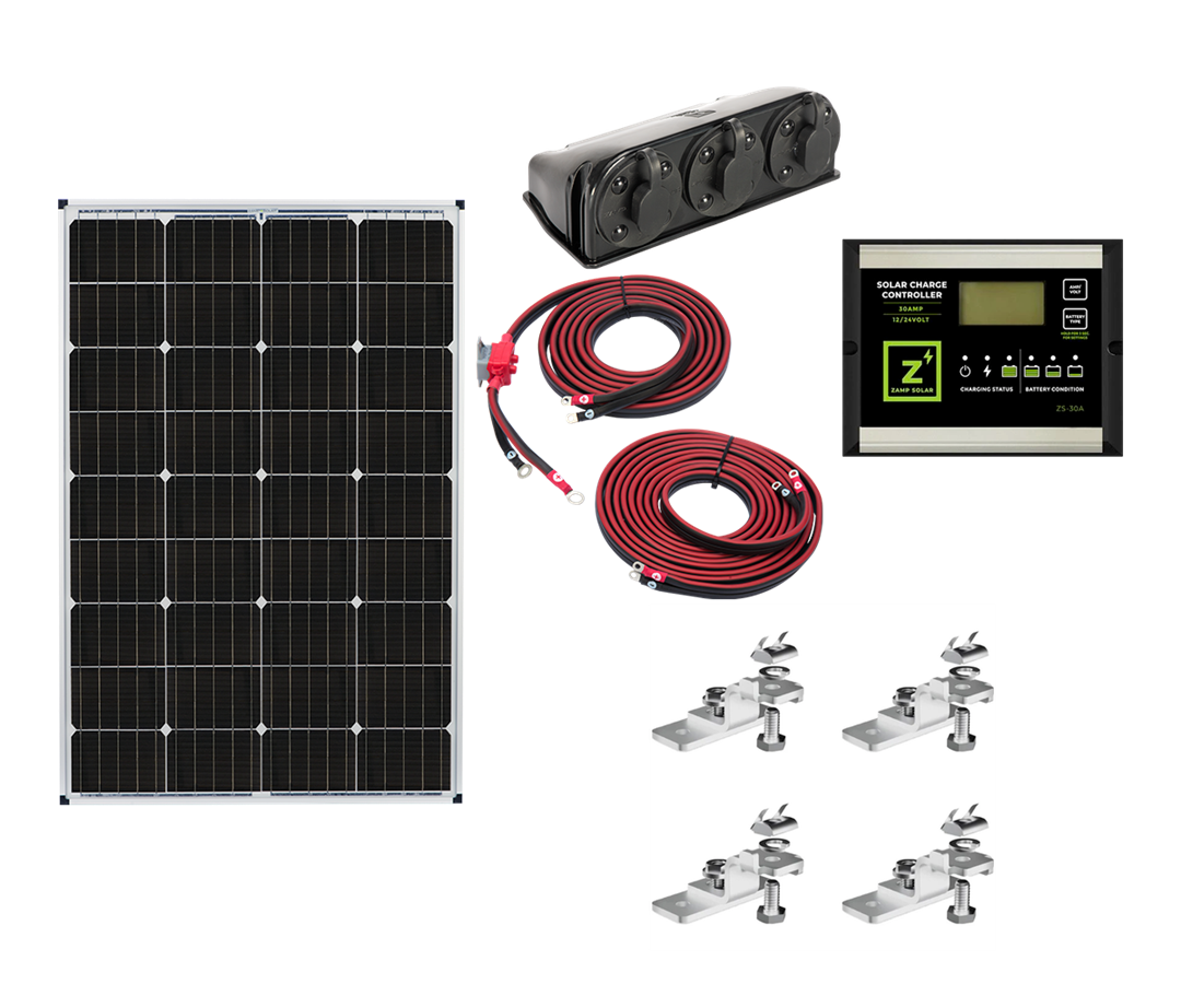 Zamp Solar KIT1003 115W Deluxe Solar Kit