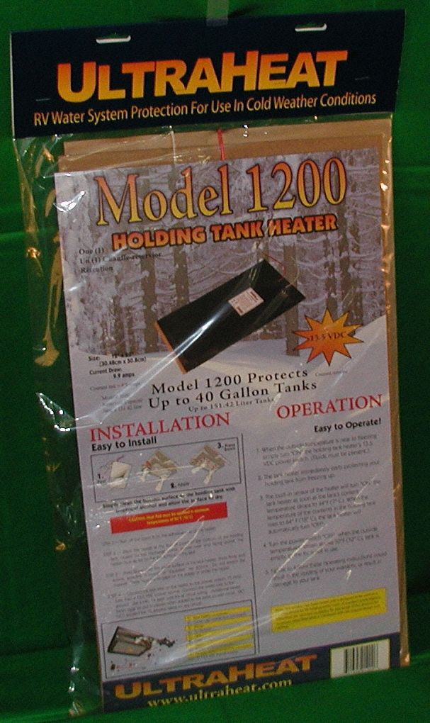 UltraHeat 55 Gallon, 13.5 VDC, RV Tank Holding Heater; AM-Model 1200